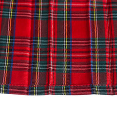 Girls Dress Khaki Button Back School Pleated Hem Size 6-14 Years