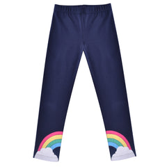 Girls Pants 3-Pack Cotton Leggings Lace Stretchy Kids Toddler Size 2-8 Years