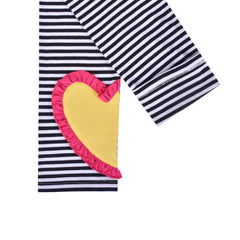 Girls Pants 3-Pack Cotton Leggings Lace Stretchy Kids Toddler Size 2-8 Years