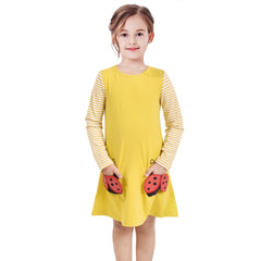 Girls Dress Long Sleeve Christmas Snowman Holiday Party Size 2-12 Years