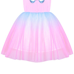 Girls Dress Christmas Santa Hat Long Sleeve Party Dress Size 3-12 Years