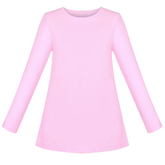 2 Packs Girls Top Tee Shirt Long Sleeve School Uniform Size 2-12 Years