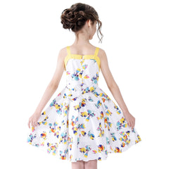 Girls Dress Flower Summer Casual Dress Lace Size 5-14 Years