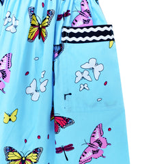 Girls Dress Heart Print Size 4-12 Years Christmas