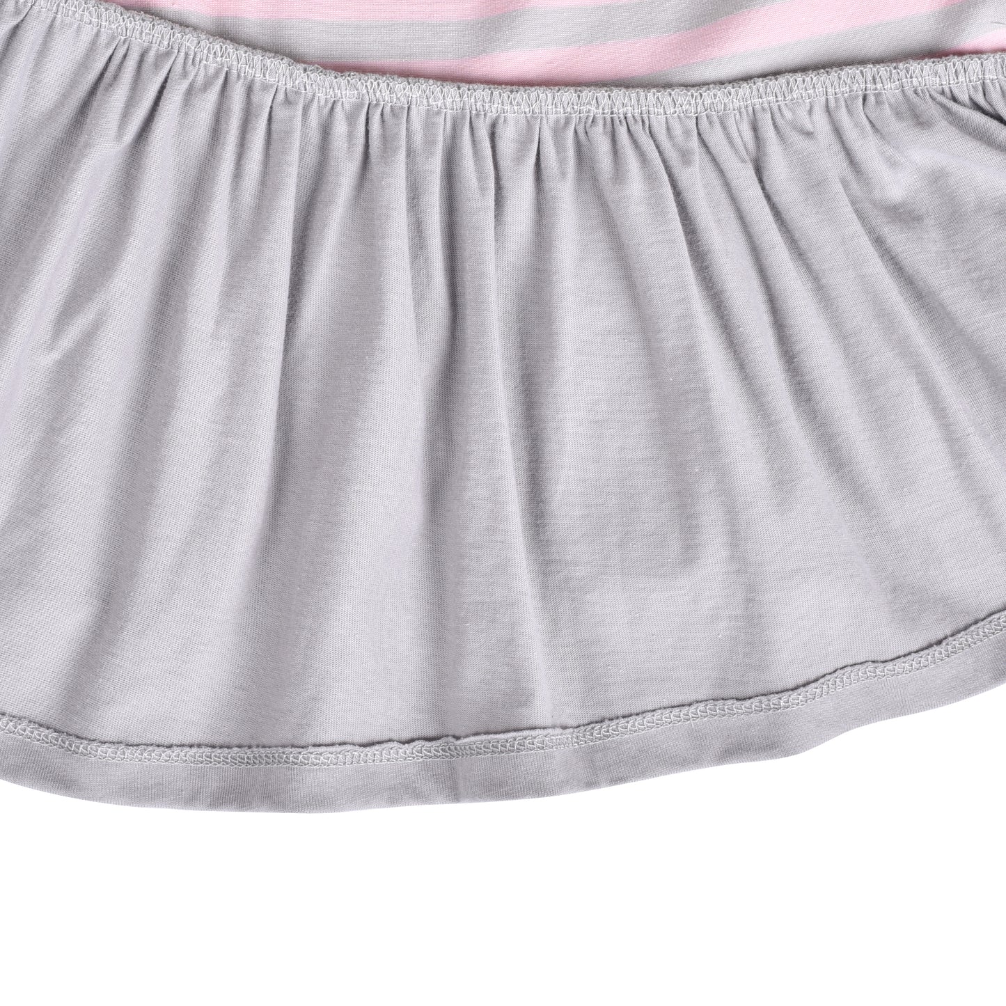 Girls Casual Dress Cotton Short Sleeve Swan Embroidered Size 2-8 Years