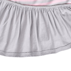 Girls Casual Dress Cotton Short Sleeve Swan Embroidered Size 2-8 Years