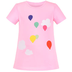 2 Packs Girls Top Tee Shirt Long Sleeve School Uniform Size 2-12 Years