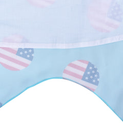 Girls Dress Flower Print Hanky Hem With Necklace Size 6-14 Years