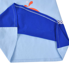 Girls Dress T-shirt Cotton Bird Embroidered Short Sleeve Size 2-8 Years