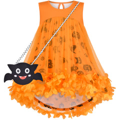 Girls Dress A-line Cute Handbag Princess Size 5-10 Years