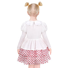 Girls Dress Clown Costume Halloween Carnival Of Cultures Rose Monday Size 4-10 Years