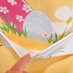 Girls Dress Long Sleeve Daisy Flower Striped Casual Cotton Size 3-12 Years