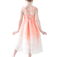 Girls Dress Hua Mulan Chinese New Year Hanfu Retro Embroidery Size 4-8 Years