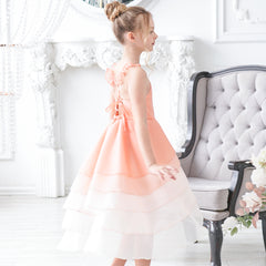 Girls Dress Hua Mulan Chinese New Year Hanfu Retro Embroidery Size 4-8 Years