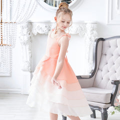 Girls Dress Hua Mulan Chinese New Year Hanfu Retro Embroidery Size 4-8 Years