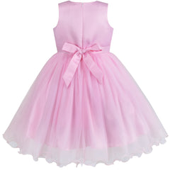 Flower Girls Dress Wedding Pageant Bridesmaid Gown Size 3-12 Years