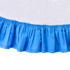 Girls Dress Polka Dot Overlap Design With Trim Size 3-14 Years