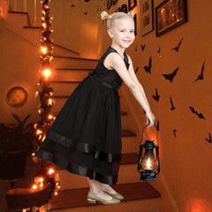 Girls Dress Sleeveless Ball Gown Wedding Party Pageant Size 6-12 Years