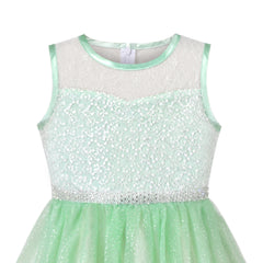 Girls Dress Flower Lace Top Burgundy Gradient Skirt Sleeveless Size 6-14 Years