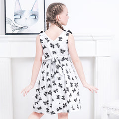 Girls Dress Flower Summer Beach Dress Size 2-12 Years