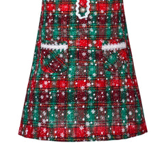 Girls Dress Long Sleeve Daisy Flower Striped Casual Cotton Size 3-12 Years