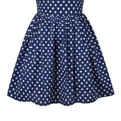 Girls Dress Turn-Down Collar Checkered Summer School Size 5-14 Years