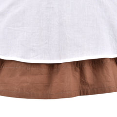 Girls Dress Polka Dot Overlap Design With Trim Size 3-14 Years