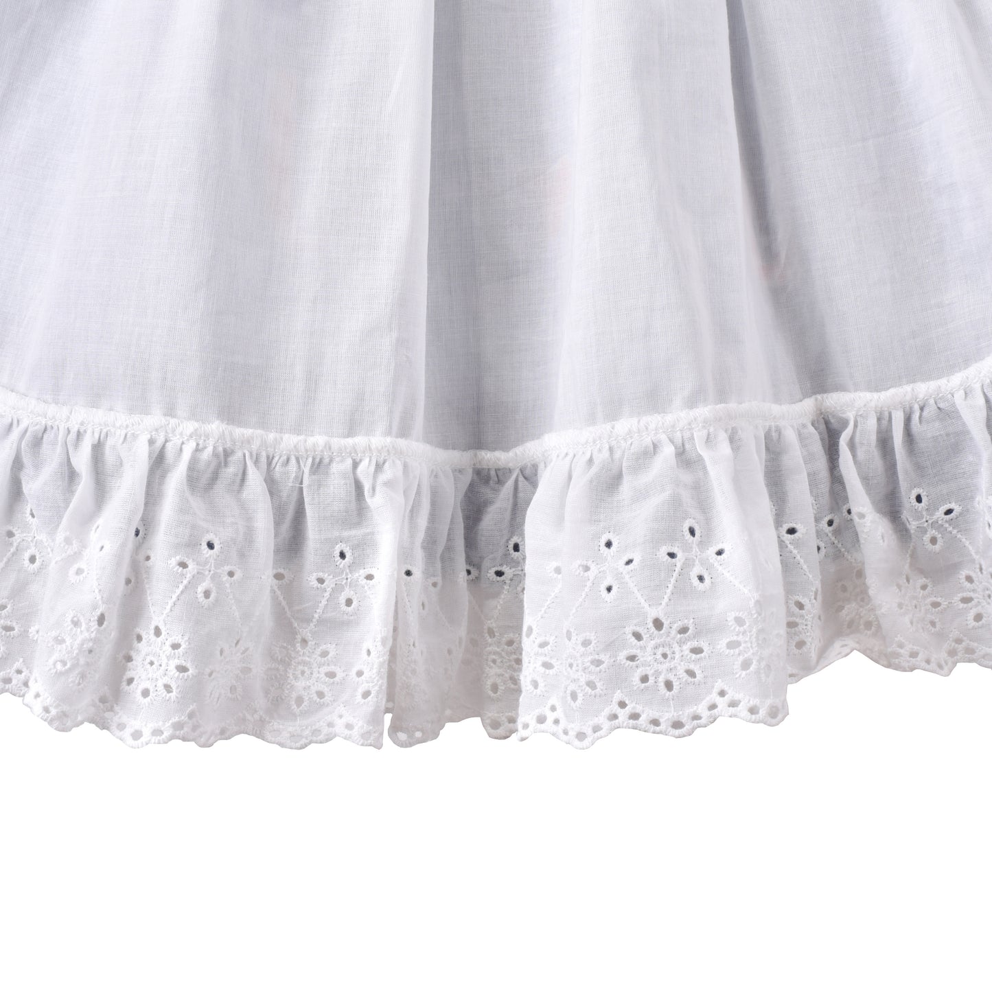 Girls Dress Polka Dot Overlap Design With Trim Size 3-14 Years