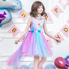 Flower Girls Dress Holiday Party Wedding Birthday Size 4-14 Years