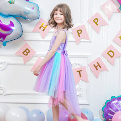 Flower Girls Dress Holiday Party Wedding Birthday Size 4-14 Years