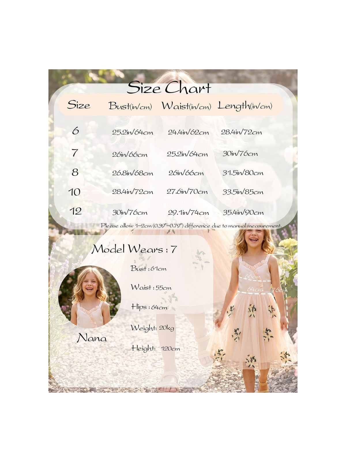 Girls Dress Purple Floral Sleeveless 3D Flower Rhinestone Summer Party Outdoor Dresses Beige Floral