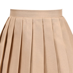 Girls Skirt Pleated Bow Tie Back School Uniform Size 6-14 Years