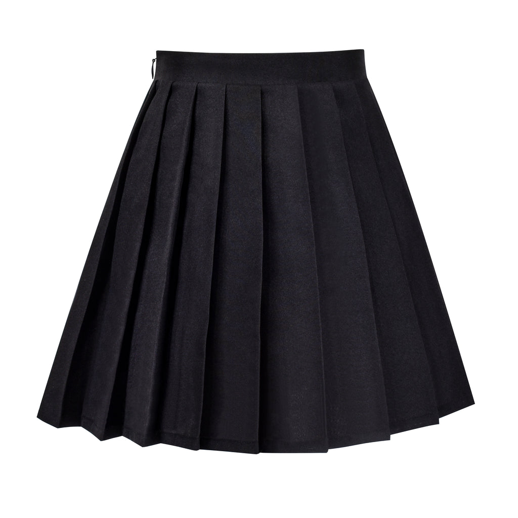 Girls Skirt Pleated Bow Tie Back School Uniform Size 6-14 Years