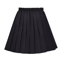 Girls Skirt Pleated Bow Tie Back School Uniform Size 6-14 Years