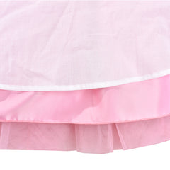 Girls Dress Sequin Wedding Hi-low Tulle Skirt Tutu Flutter Sleeve Size 3-12 Years