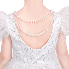 Girls Dress Flower Tulle Pleated Wedding Party Size 2-14 Years