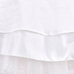 Girls Dress Flower Tulle Pleated Wedding Party Size 2-14 Years