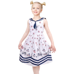 Girls Dress Flower Summer Casual Dress Lace Size 5-14 Years