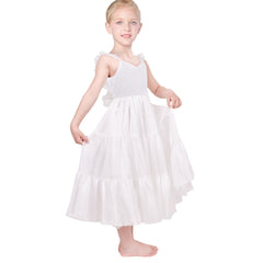 Girls Dress Flower Sparkling Sequins Belted Tulle Party Size 4-14 Years