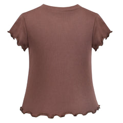 2 Packs Girls Top Tee Shirt Long Sleeve School Uniform Size 2-12 Years