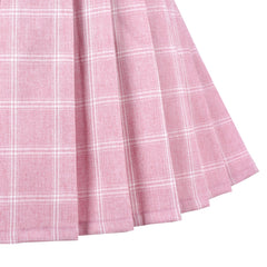 Girls Skirt Pleated Bow Tie Back School Uniform Size 6-14 Years