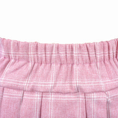 Girls Skirt Pleated Bow Tie Back School Uniform Size 6-14 Years