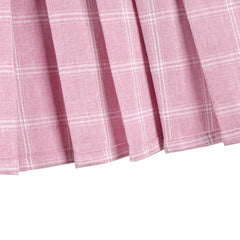 Girls Skirt Pleated Bow Tie Back School Uniform Size 6-14 Years