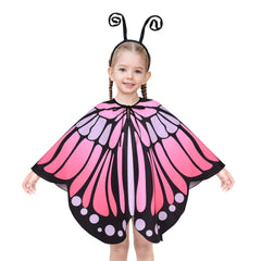 Girls Halloween Costume For Dalmatians Cloak Wig Headband Gloves Size 4-14 Years