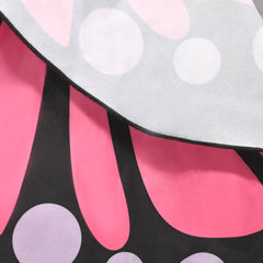 Girls Halloween Costume For Dalmatians Cloak Wig Headband Gloves Size 4-14 Years