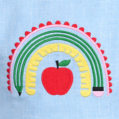 Girls Dress Flower Long Sleeve Cotton Causal Dress Size 3-12 Years