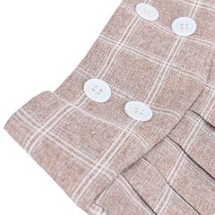 Girls Skirt Pleated Bow Tie Back School Uniform Size 6-14 Years