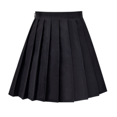 Girls Outfit Set 2 Piece Plaid Knit Cardigan Pleated Skirt Size 6-10 Years