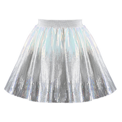 Girls Skirt Mermaid Sparkly Sequin Tutu Party Ballet Dance Size 2-10 Years