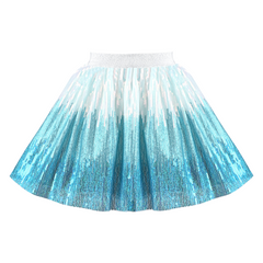 Girls Skirt Mermaid Sparkly Sequin Tutu Party Ballet Dance Size 2-10 Years